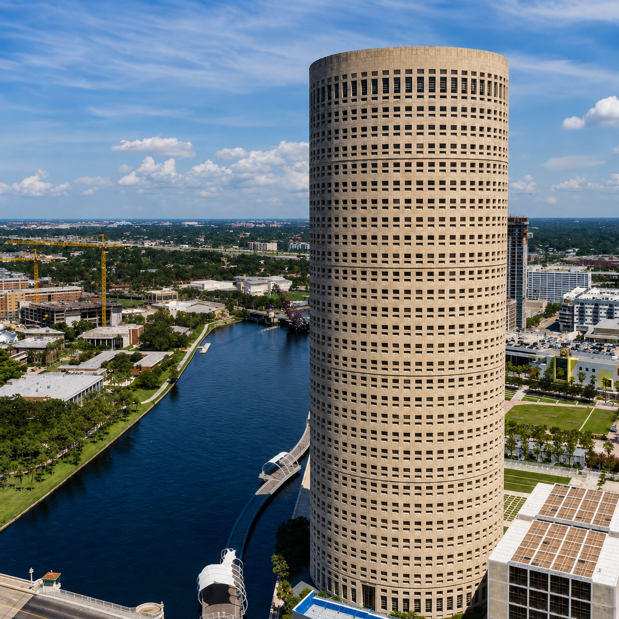The SouthState building at 400 N. Ashley Drive, Tampa